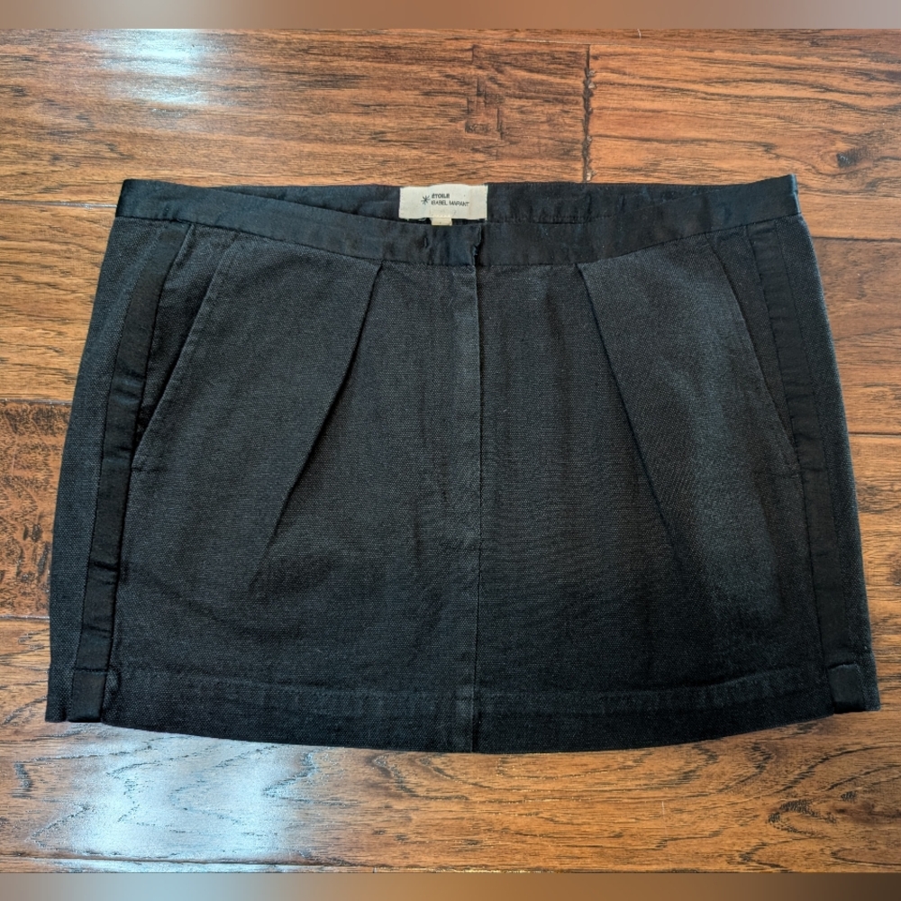 Isabel Marant Etoile Black Tailored Mini Skirt Size 2